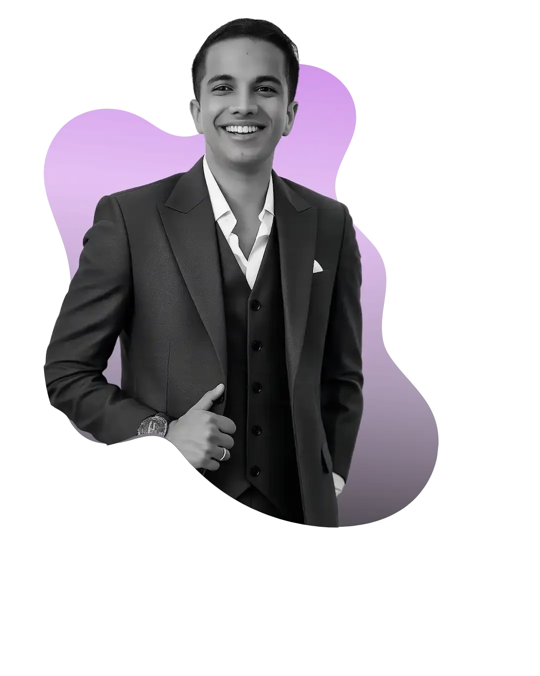 Portrait of Solamon Varghese, digital marketing expert in Thrissur, in a black turtleneck
